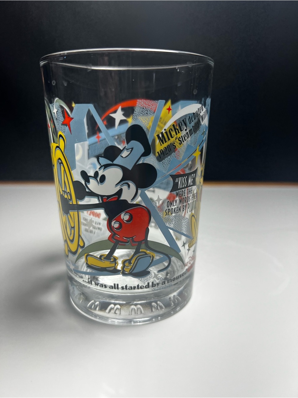Vintage McDonald's 2002 Disney World 100 Years of Magic Mickey Glass collectible